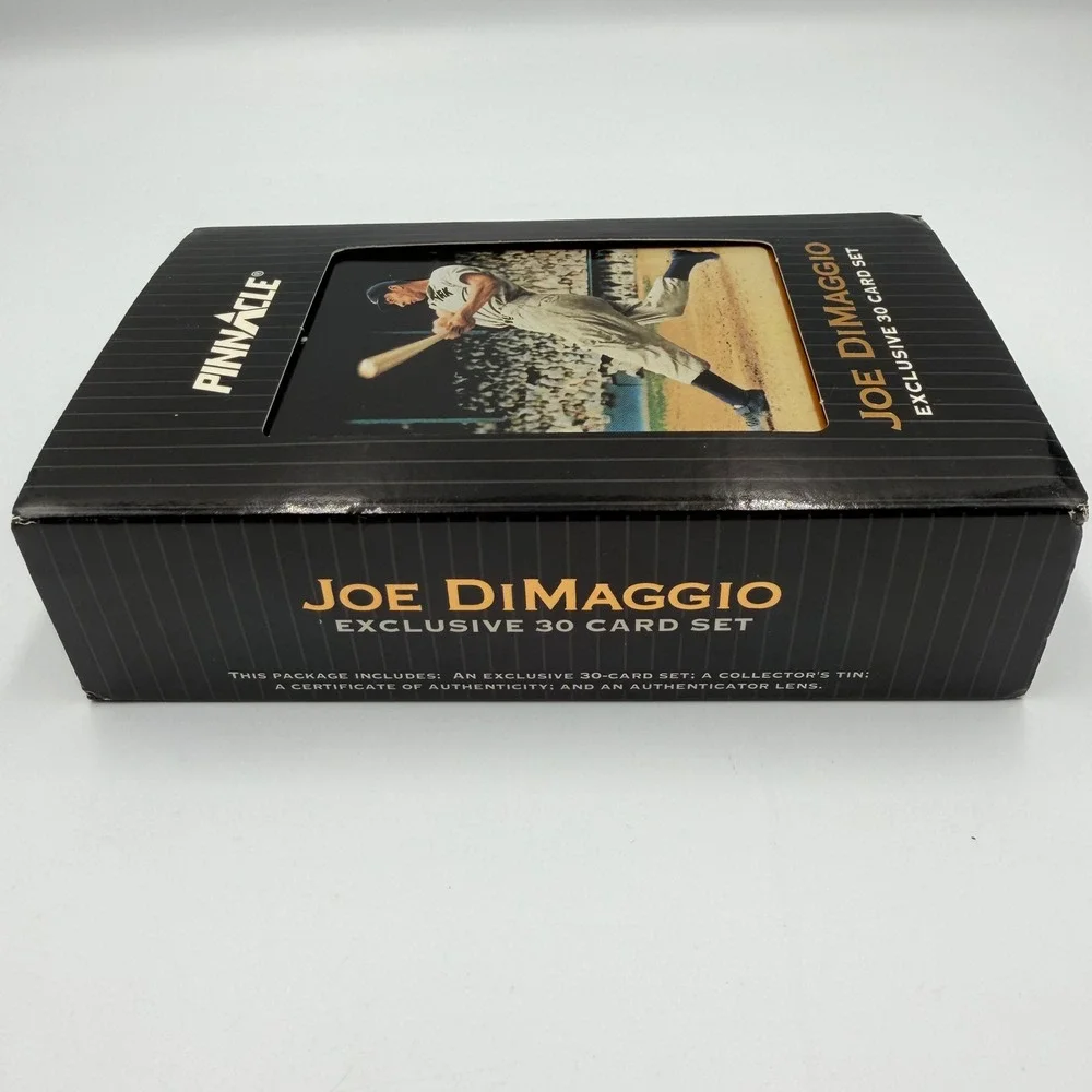 1993 Pinnacle Joe DiMaggio Exclusive 30 Card Set Limited Edition Tin COA Lens